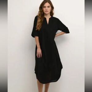 Kaffe Majse Kaftan Dress, black, size 36